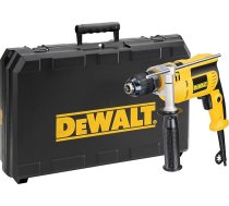 DEWALT Schlagbohrmaschine (650 Watt, ein-Gang, 13 mm Schnellspannbohrfutter, robust, sehr kompakt, inkl. Zusatzhandgriff, Bohrtiefenanschlag und Transportkoffer) DWD024KS