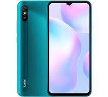 Xiaomi Redmi 9A viedtālrunis, 2GB RAM, 32GB ROM, 6,53 collu HD+ MTK Helio G25 Octa-Core procesors, Dual SIM + Micro SD, 13 MP kamera, AI Face Unlock globālā versija (zaļa)