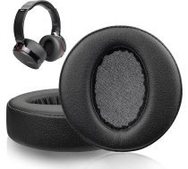 SOULWIT rezerves austiņu spilventiņi Sony MDR-XB950 XB950BT XB950B1 XB950B1 XB950N1 XB950AP austiņu austiņu austiņām uz ausīm rezerves spilventiņi ar mīkstāku proteīna ādas troksni izolējošām putām (melni)