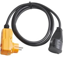 Brennenstuhl Schutzadapterkabel FI IP44 2m schwarz H07RN-F 3G1,5