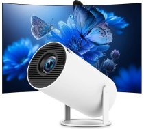 Pārnēsājams mini projektors 4K 1080P Full HD, saderīgs ar Android 11 un Netflix - WiFi 6, BT 5.0, 180° rotācija, neliels mājas kinozāles projektors ar automātisku trapeces korekciju