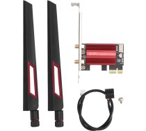 7260AC Pro PCIE WiFi karte 1200Mbps 2.4G 5G Dual Band PCIE bezvadu tīkla karte ar 2 10DBi pastiprinātāju operētājsistēmai Windows 7 8 10 11