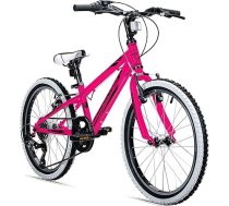 Bergsteiger Kansas 20, 24 collu bērnu velosipēds, piemērots 6, 7, 8, 9, 10, 11 gadiem, Shimano 6 ātrumu pārnesumi, kalnu velosipēds ar baltām sienu riepām, zēnu velosipēds, meiteņu velosipēds