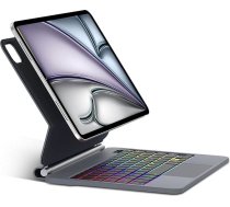 SENGBIRCH Magic Keyboard ar korpusu iPad Air 11" (M2) 2024 - Vācu QWERTZ izkārtojuma tastatūra ar aizmugurējo apgaismojumu un daudzpusīgu tastatūru iPad Pro 11" 4/3rd/2nd/1