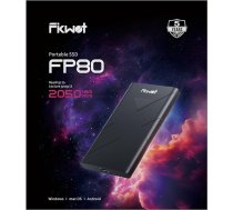 Fikwot FP80 ārējais SSD 500 GB portatīvais SSD USB-C 3.2 Gen2, līdz 2050 MB/s, portatīvais ārējais cietais disks SSD iPhone 15 (Pro), PS5/PS4 (Pro), Android, Xbox, Mac, PC
