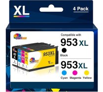 Clorisun 953 XL 953XL Multipack printeru kasetnes Saderīgs ar HP 953XL Multipack 953 XL kasetnes Saderīgs ar HP Officejet Pro 7740 7720 8210 8720 8710 7730 8218 8715 8718 8725 8728 8730