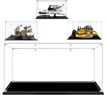 60 x 40 x 40 cm vitrīna Lego 10283 10320.3 mm bieza akrila liela caurspīdīga putekļu necaurlaidīga vitrīna kastīte Lego modeļiem Figūriņas Automašīnas