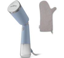 Philips 5000 sērijas tvaikonis - 35 sekunžu sildīšana, aktīvā apsildāmā tvaika plate, Eco režīms, maigiem tekstilizstrādājumiem, tvaicē vertikāli un horizontāli, cimdiem un maisiņiem, debeszils (STH5020/20)