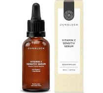 JUNGLÜCK C vitamīna serums sejai Sensitive - vegāns | Maigs sejas serums ar organisko alveju piešķir dabisku mirdzumu un starojošu sejas toni | Saderīga sejas kopšana jutīgai ādai