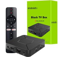 BOXPUT Q5 TV Box, Android 10.0 sistēma, Allwinner H313 mikroshēma, BT5.2 Dual WiFi 2.4G/5G, 4 kodolu 4K dekodēšanas TV Box, 2GB RAM, 8GB ROM un 100M LAN Enternet Smart Android Box ar Voice BT tālvadības pulti