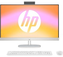 HP daudzfunkcionālais galddators, 27" FHD displejs, AMD Ryzen 5 7520U, 16 GB DDR5 RAM, 1 TB SSD, AMD Radeon grafiskais bloks, Windows 11 Home, QWERTZ, balts [Tikai Amazon]