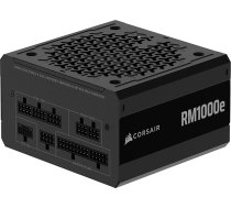 CORSAIR RM1000e (2025) modulДЃrais zema trokЕЎЕ†a lД«meЕ†a ATX baroЕЎanas bloks ar 12V-2x6 kabeДјiem - ATX 3.1 un PCIe 5.1 saderД«gs, Cybenetics Gold efektivitДЃte, 105В°C kondensatori, moderns gaidД«ЕЎanas reЕѕД«ms - melns