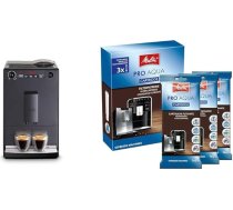 Melitta Caffeo Solo - Pilnībā automātisks kafijas automāts ar regulējamu sprauslu un filtru kasetnēm Pro Aqua (3 kasetnes) - Pilnībā automātisko kafijas automātu kaļķakmens filtrs