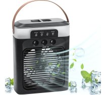 FEIGO Mobilie gaisa kondicionieri, Mini gaisa dzesētājs, ventilators ar ūdens dzesēšanu, USB iztvaikošanas dzesētājs, 4-in-1 mobilais gaisa kondicionieris, ventilators un gaisa mitrinātājs mājai, birojam, ceļošanai