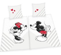 Herding Mickey & Minnie Mouse partneru gultasveļas komplekts, daudzkrāsains, spilvendrāna 80 x 80 cm, sega 135 x 200 cm