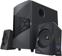 Creative SBS E2500 Jaudīga 2.1 Bluetooth skaļruņu sistēma ar zemfrekvences skaļruni datoram un televizoram, melnā krāsā