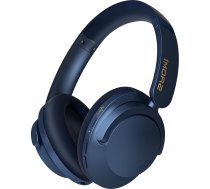 1MORE SonoFlow Pro austiņas austiņām uz ausīm, bezvadu, LDAC Hi-Res Wireless Audio, aktīva trokšņu slāpēšana, 100 h atskaņošanas laiks, ātrā uzlāde, 3,5 mm kabelis, Bluetooth 5.4, AI zvanu trokšņu slāpēšana (zila)