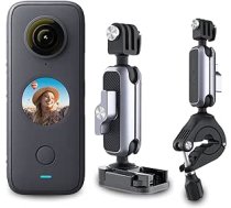 Insta360 One X2 360 grādu darbības kameras velosipēda stiprinājuma komplektā ietilpst ķiveres stiprinājums un stūres stiprinājums