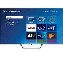 METZ Blue Roku TV, QLED 4K, Smart TV, 65 collas, 164 cm, Trīs uztvērēji, WiFi, LAN, HDMI, USB