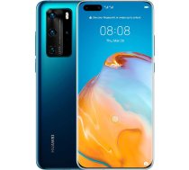 Huawei P40 Pro viedtālrunis 256GB, 8GB RAM, Dual SIM, Deep Sea Blue