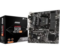 MSI B450M PRO-VDH MAX AMD AM4 DDR4 m.2 USB 3.2 Gen 2 HDMI Micro-ATX pamatplate