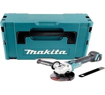 Makita DGA506ZJ Stūru slīpmašīna Makpac 125 mm 18 V, zila