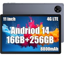 Ulefone TAB A11 Pro 16GB+256GB 11 collu planšetdators Android 14, 2.0K pilnekrāna ekrāns, 1TB TF, MTK G99, četru skaļruņu spēļu planšetdators, 8800mAh, 16MP + 8MP, 4G LTE + 5G WiFi planšetdators, GPS/OTG/FM/WiFi 6