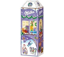 Milka 3D House Adventes kalendārs 1 x 229g I Adventes kalendārs ar šokolādi I Ziemassvētku kalendārs I Šokolādes Adventes kalendārs I ar Ziemassvētku šokolādi un Milka šokolādes konfektēm