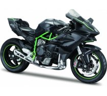 Metāla modelis motocikls kawasaki ninja h2 r ar statīvu 1/12