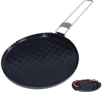 Boundless Voyage Titanium Non Stick Pan Titanium Frying Pan Plate Plate Plate ar salokāmu rokturi āra kempingam piknikam pārgājieniem Ti15168B