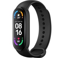 Xiaomi Mi Smart Band 6 1,56 collu AMOLED displejs Bluetooth fitnesa aktivitāšu sekotājs, SpO2 miega un sirdsdarbības monitorings, 30 treniņu režīmi, 14 dienu akumulatora darbības laiks, 5ATM, globāla versija, melns