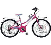 BICICLETTE CANELLINI Meiteņu velosipēds MTB 24 Lincy 6 V Alumīnija riteņi 24 collas