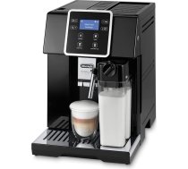 De'Longhi Perfecta Evo ESAM420.40.B Pilnībā automātisks kafijas automāts ar LatteCrema piena sistēmu, kapučīno un espresso ar vienu pogas pieskārienu, liels LCD krāsu displejs, kafijas poda funkcija, 0,25 kg,