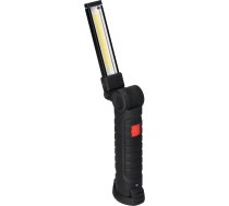 LED COB 2W darbnīcas lukturis, 200lm, 1200mAh, salokāms