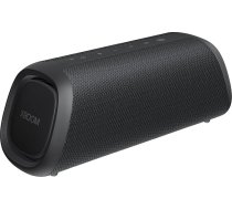 LG XBOOM Go XG5QBK Bezvadu Bluetooth skaļrunis, 20 W, Sound Boost Sound, ūdensizturīgs IP67, 18 stundas, mainīga LED gaismas krāsa, plaša savienojamība, melns