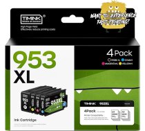 Timink 953XL Multipack printeru kasetnes HP Officejet Pro 8715 8710 Officejet Pro7720 7740 8730 8720 8725 8210 printeriem (4 iepakojumi)