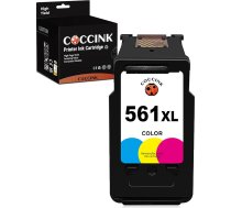 COCCINK CL-561XL (1 krāsaina) atjaunotas printeru kasetnes Canon 561XL priekš Pixma TS5350 TS7450 TS5351 TS5352 TS5353 TS7451 Printeris Liela ietilpība