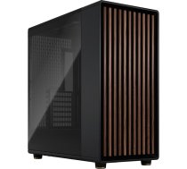 Fractal Design North XL Charcoal Black TG- iekļauti trīs 140 mm Aspect PWM ventilatori- C tipa USB- EATX gaisa plūsmas pilns pilns tornis datorspēļu spēļu korpuss