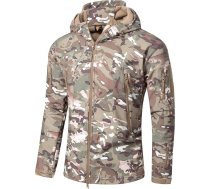 YFNT Vīriešu taktiskā softshell flīsa jaka Camouflage militārais Hoodie āra silts vēja ūdensnecaurlaidīgs mētelis jakas jakas slēpošanas jaka