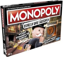 Hasbro Gaming Monopols krāpšanas un maldināšanas ģimenes spēle, jautra spēle draugiem un ģimenei, lieliski piemērota ballītēm, jauna klasiskās spēles versija, galda spēle bērniem no 8 gadu vecuma