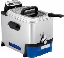 Tefal Pro Inox & Design FR8040 fritēze Oleoclean 3,5 litri, melna, nerūsējošais tērauds