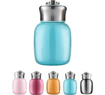 Mini termosa flakons, 200 ml, simpātiska ūdens pudele, nerūsējošā tērauda ūdens pudeles ar vakuumizolāciju, necaurlaidīgas, saglabā karstu un aukstu ūdeni mājās, ārā, ceļojumiem, viens izmērs, zils