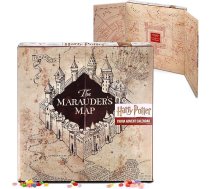 Harija Potera Adventes kalendārs: 24 JellyBelly maisiņi + Maraudera karte un 24 viktorīnas jautājumi, 192 g, maģiska bauda faniem un kolekcionāriem, ierobežots izlaidums - apbur Ziemassvētku laiku ar Hogvartu!