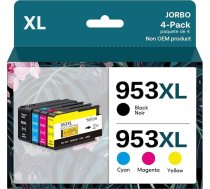 Jorbo 953 XL printeru kasetnes HP 953XL Multipack kasetnes, kas saderīgas ar HP Officejet Pro 7740 7720 8210 8720 8710 7730 8218 8715 8718 8718 8725 8728 8730 8740 (4 iepakojumi), 23