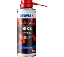 NEOVAL BIKE-OIL W20 (200 ml) Eļļas aerosols velosipēdu eļļai - eļļošanas eļļa piekares dakšai, ķēdei, pārnesumu pārslēgšanai - daudzfunkcionāls eļļas aerosols, ķēdes eļļa un dakšas eļļa