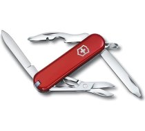 Victorinox Rambler maza izmēra kabatas nazis, 10 funkcijas, Phillips skrūvgriezis, šķēres, sarkans