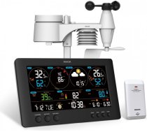 Profesionāla wifi meteoroloģiskā stacija sws 12500 lcd 21,4 cm augsta krāsaina