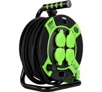 REV 0010215412 Kabeltrommel 25m melns Schutzkontakt-plug