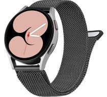 Vancle rokassprādze priekš Samsung Galaxy Watch 4 40 mm 44 mm Sievietes Vīrieši Metāla sieta nerūsējošā tērauda siksniņa 20 mm rokas pulksteņa siksniņai priekš Galaxy Watch 4 Classic 42 mm 46 mm (Black)