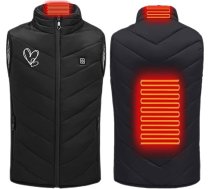 Elektriskā apsildāmā jaka Bērnu apsildāmā veste ar Ziemassvētku apdruku Ziemas USB apsildāmā veste Elektriskā silta ar 3 temperatūras līmeņiem Siltā jaka Viegli mazgājams apģērbs āra kempingam Slēpošana